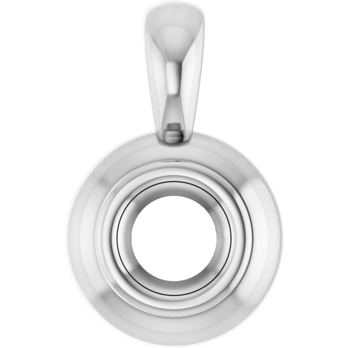 Bezel-Set Solitaire Pendant