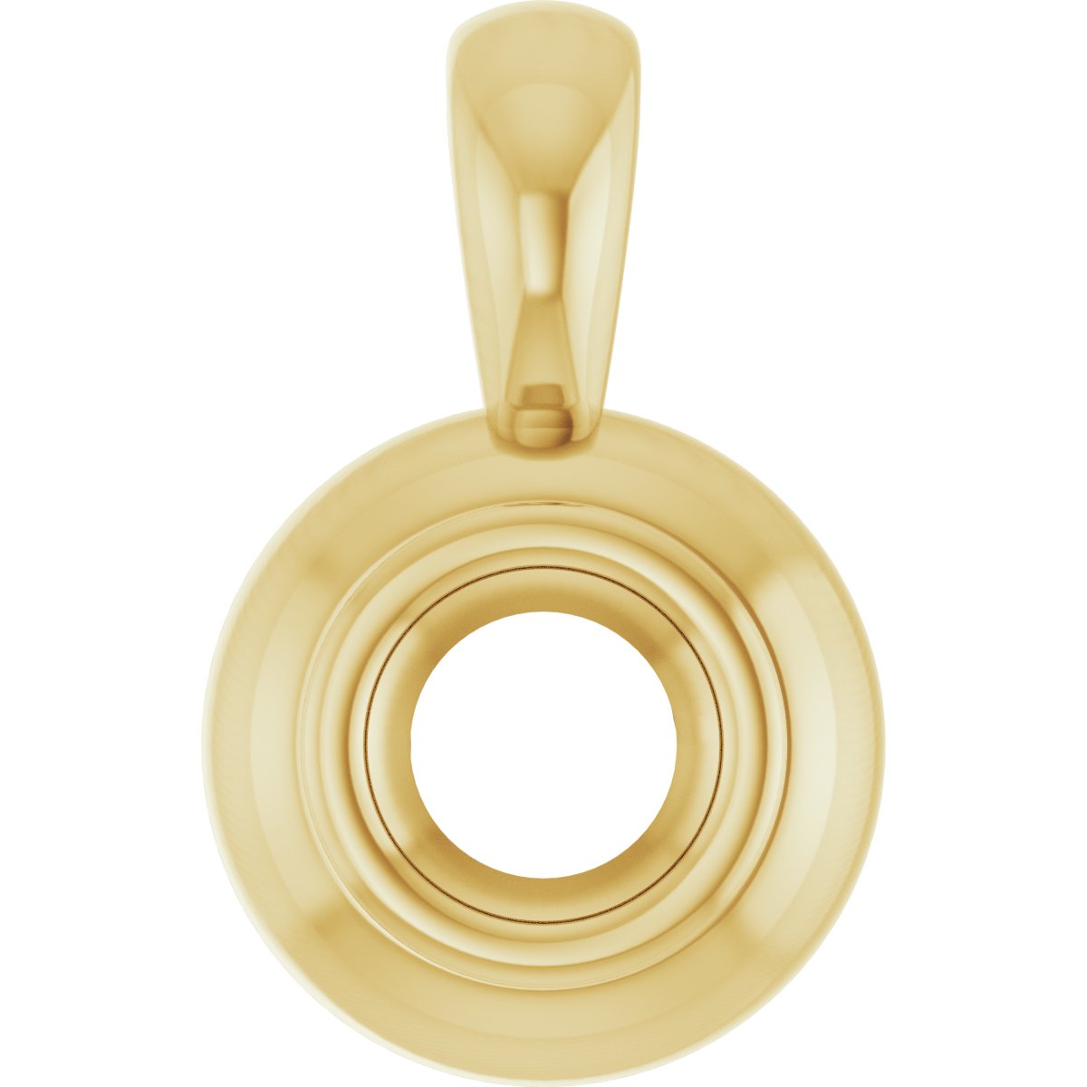 Bezel-Set Solitaire Pendant