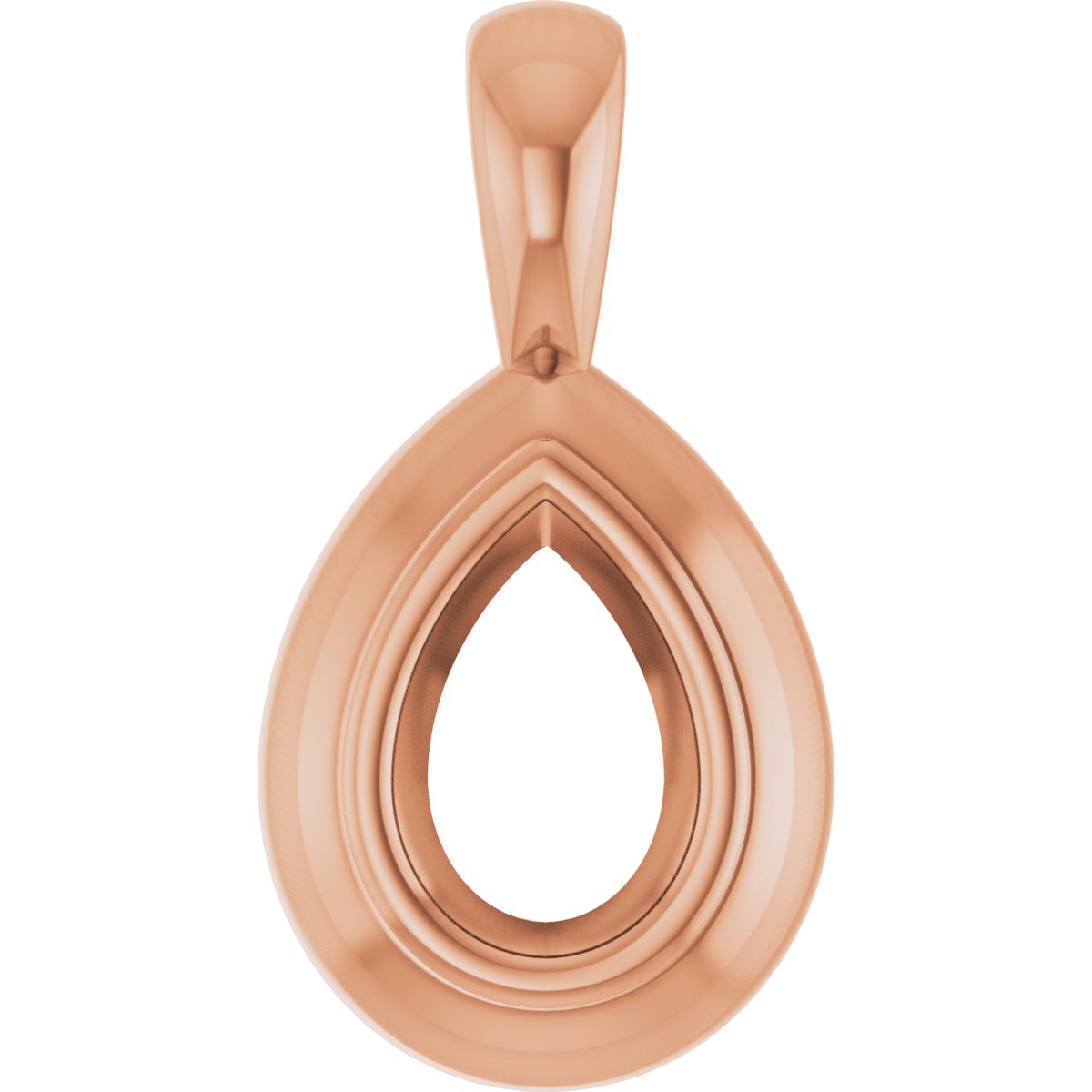 Bezel-Set Solitaire Pendant