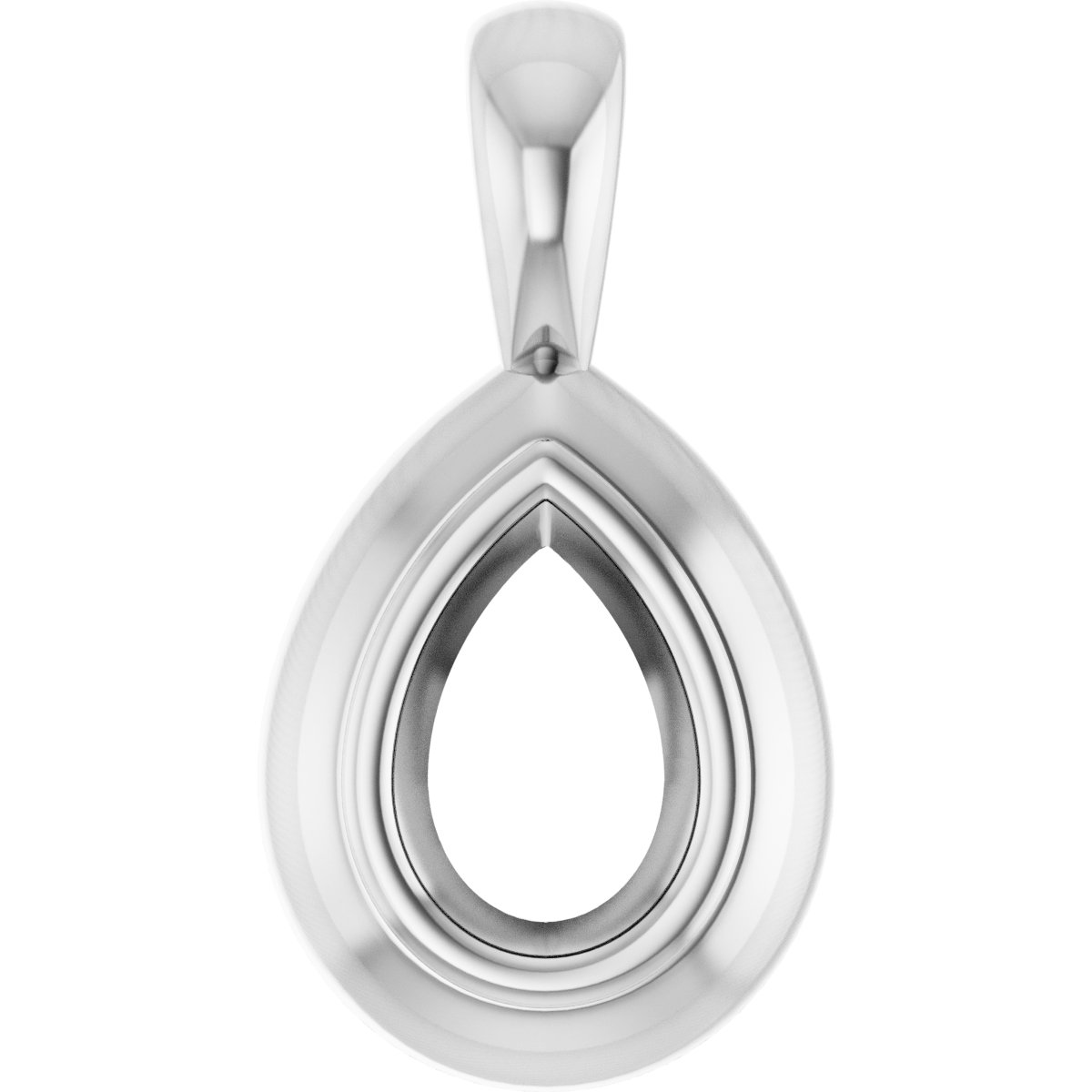 Bezel-Set Solitaire Pendant