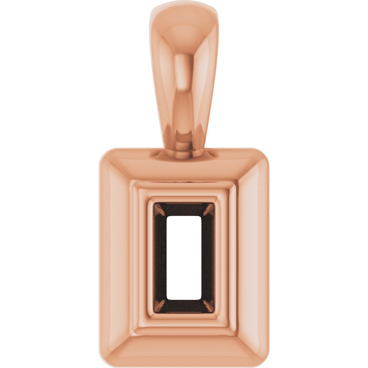Bezel-Set Solitaire Pendant