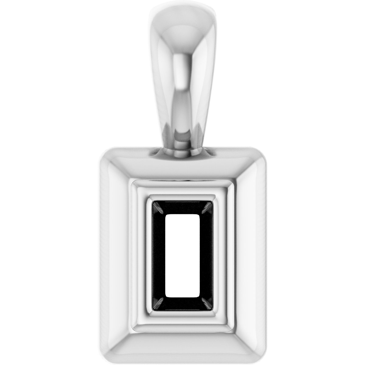 Bezel-Set Solitaire Pendant