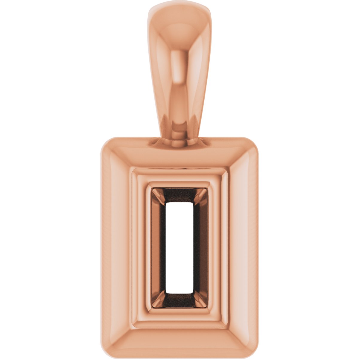 Bezel-Set Solitaire Pendant