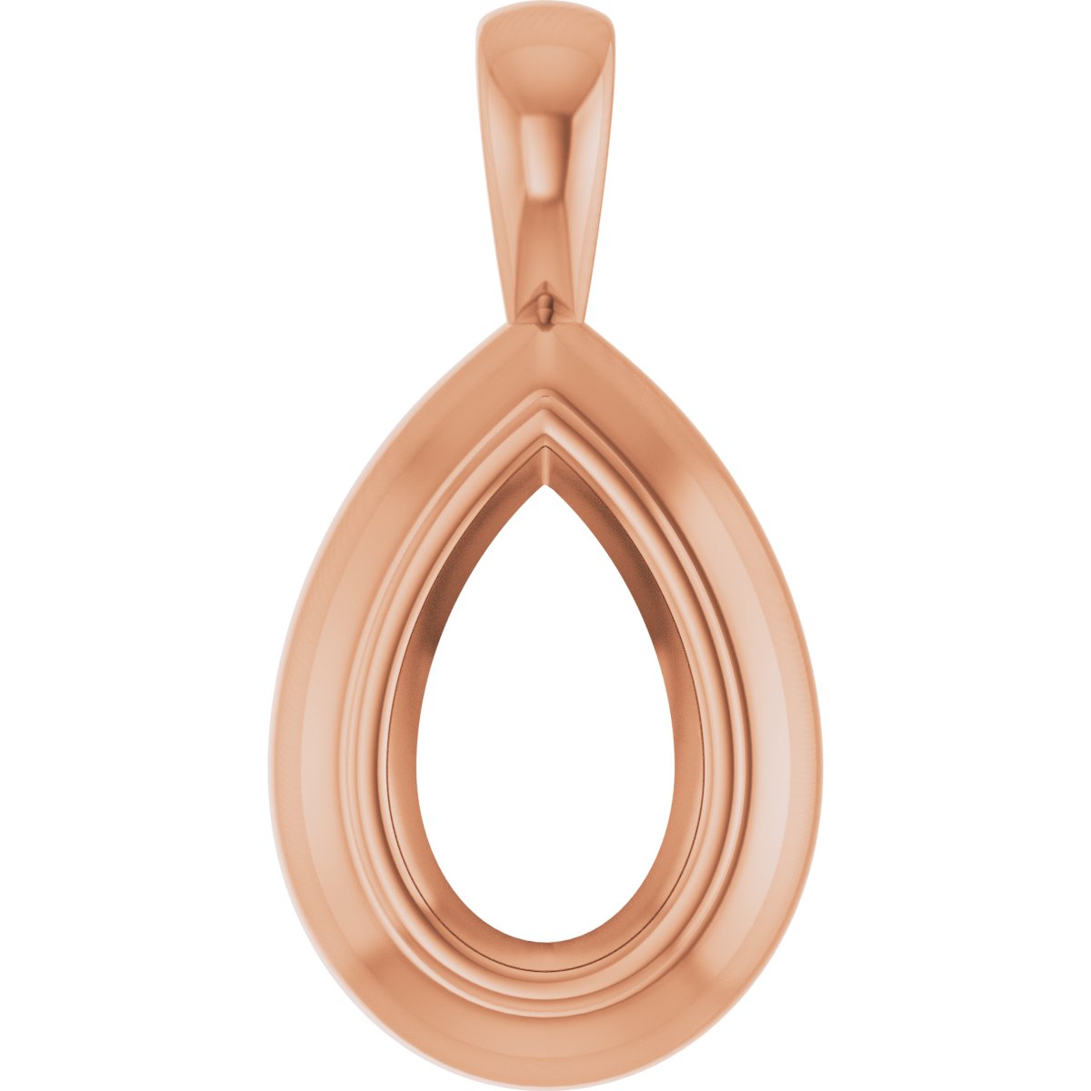 Bezel-Set Solitaire Pendant