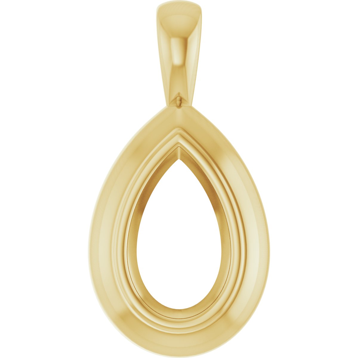 Bezel-Set Solitaire Pendant