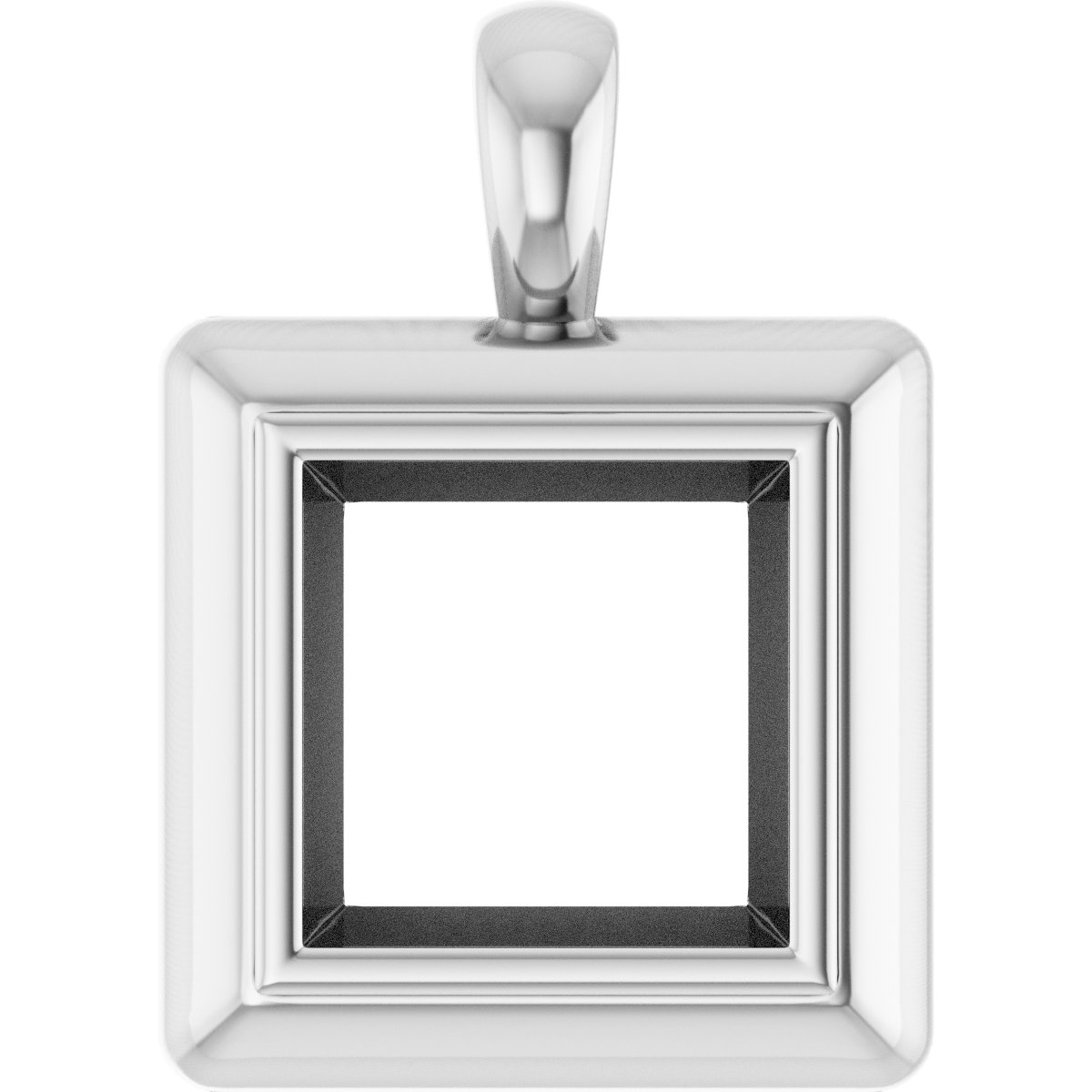 Bezel-Set Solitaire Pendant