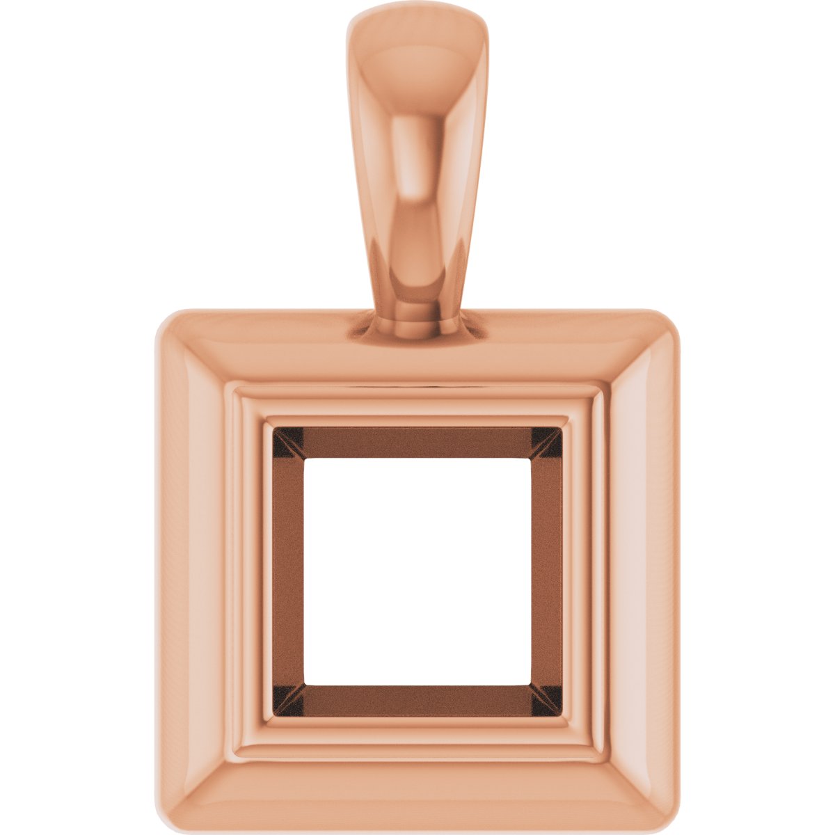 Bezel-Set Solitaire Pendant