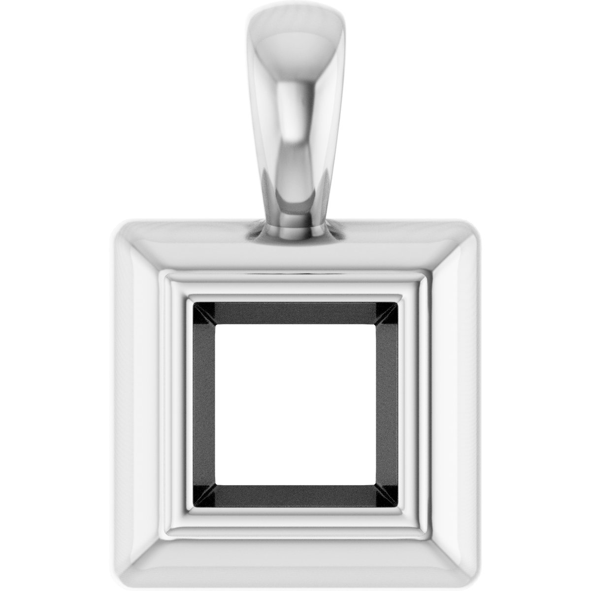 Bezel-Set Solitaire Pendant