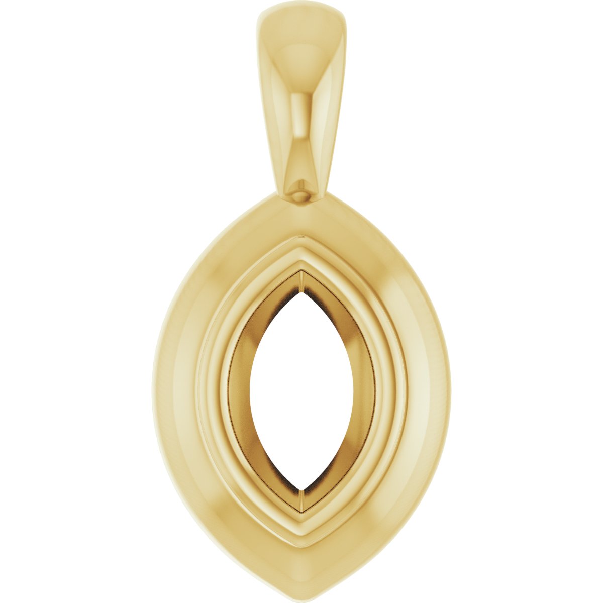 Bezel-Set Solitaire Pendant