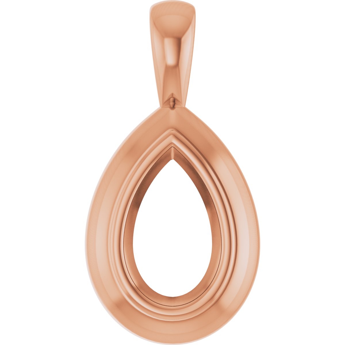 Bezel-Set Solitaire Pendant