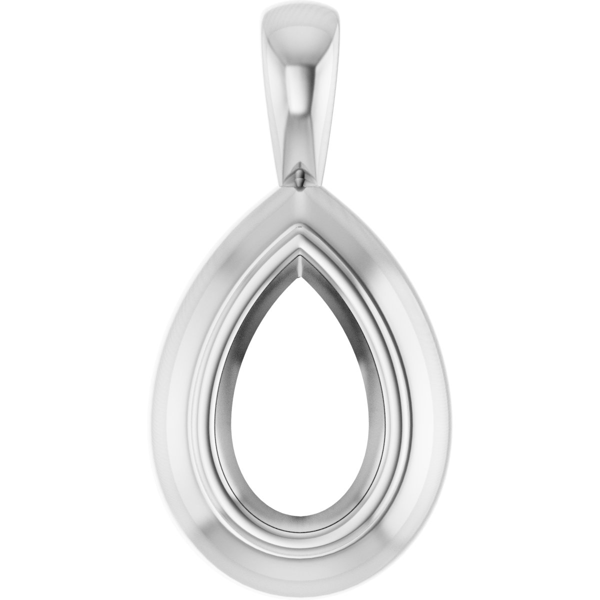 Bezel-Set Solitaire Pendant