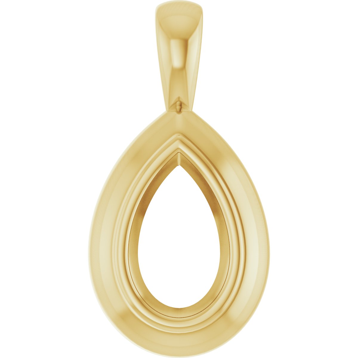 Bezel-Set Solitaire Pendant
