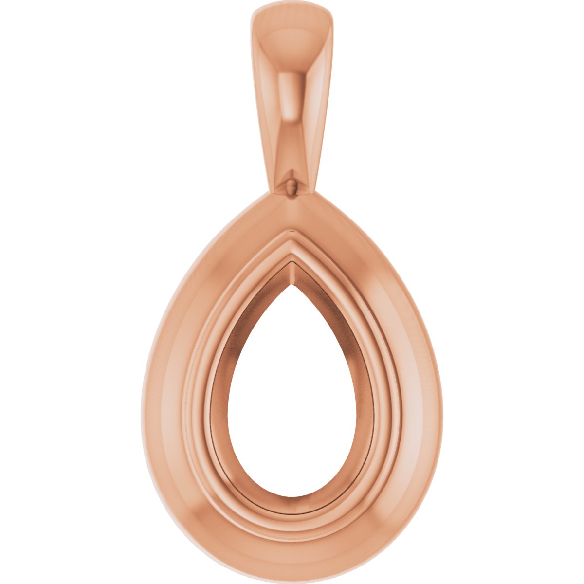 Bezel-Set Solitaire Pendant