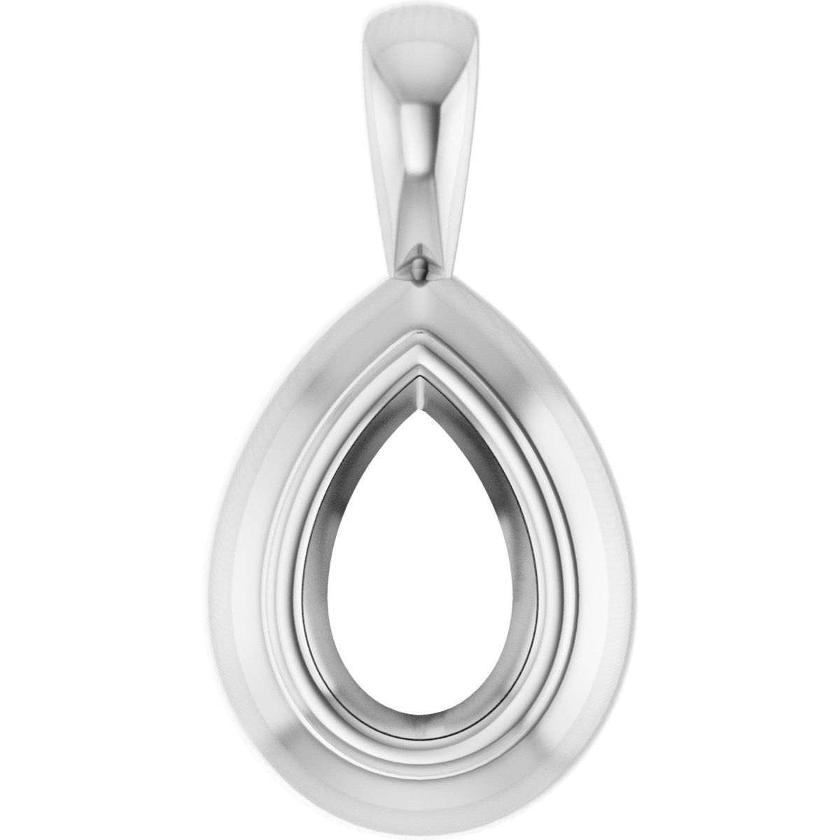 Bezel-Set Solitaire Pendant