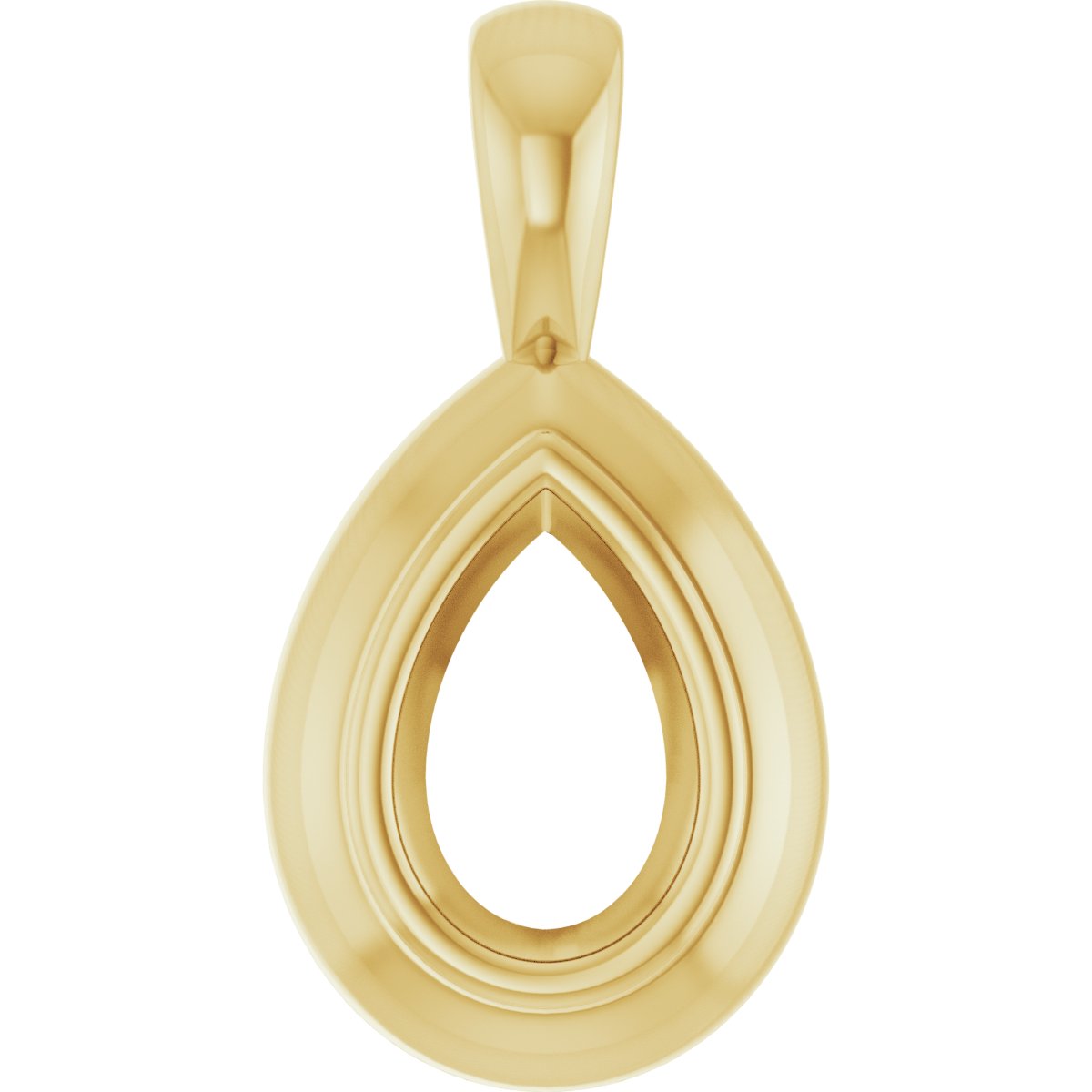 Bezel-Set Solitaire Pendant