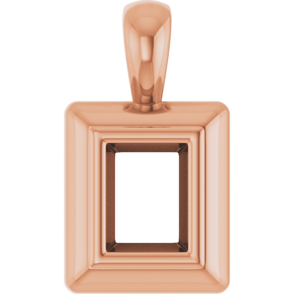 Bezel-Set Solitaire Pendant