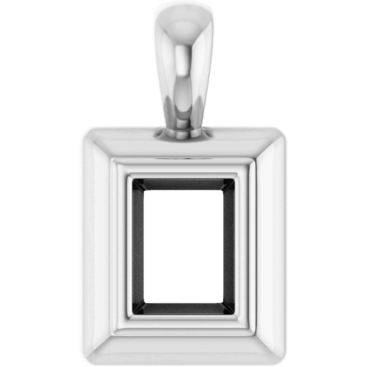 Bezel-Set Solitaire Pendant