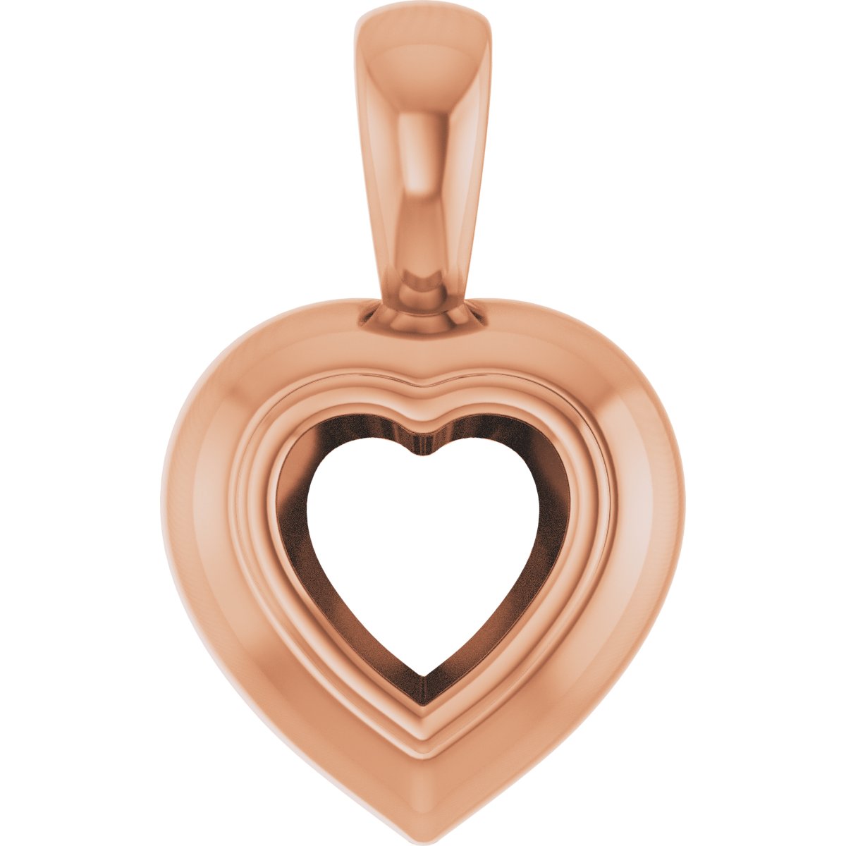 Bezel-Set Solitaire Pendant