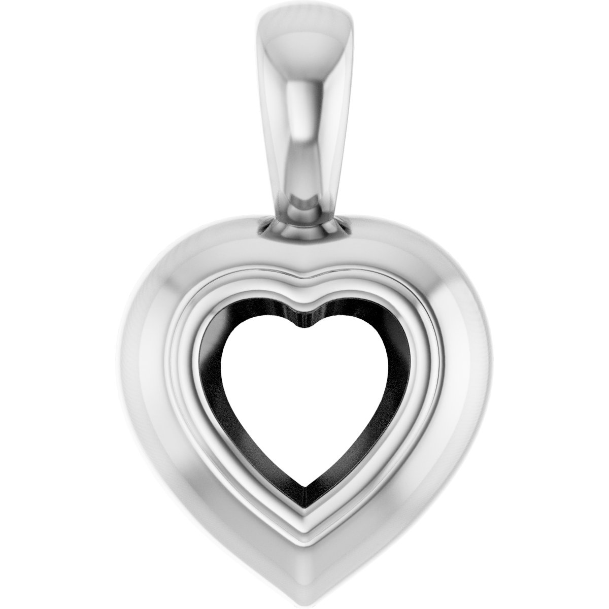 Bezel-Set Solitaire Pendant