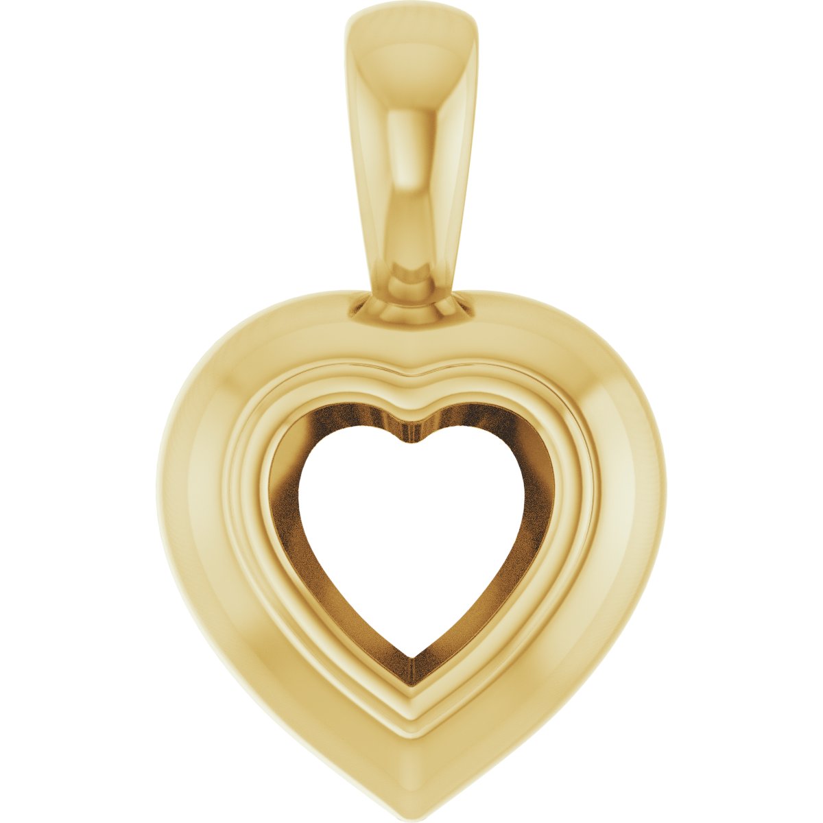 Bezel-Set Solitaire Pendant