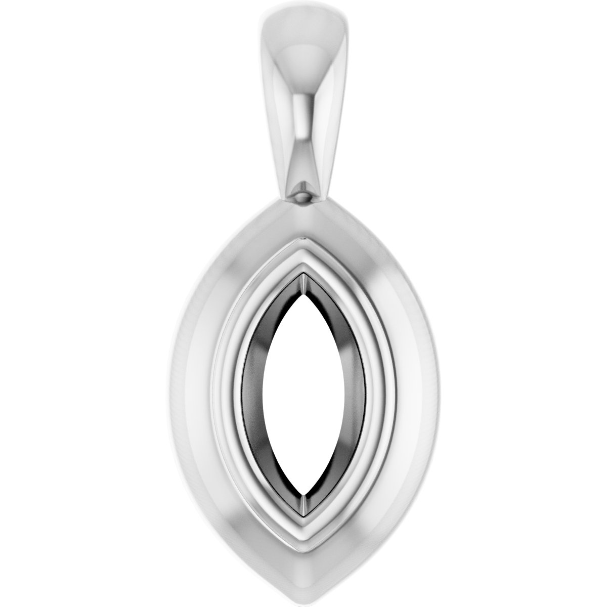 Bezel-Set Solitaire Pendant