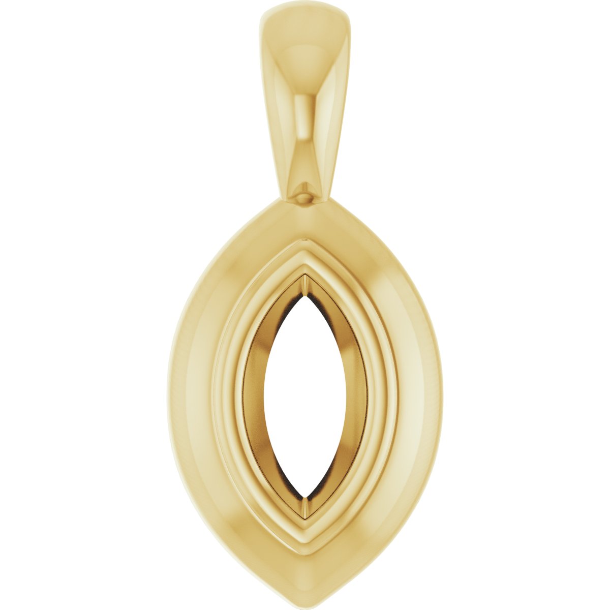 Bezel-Set Solitaire Pendant