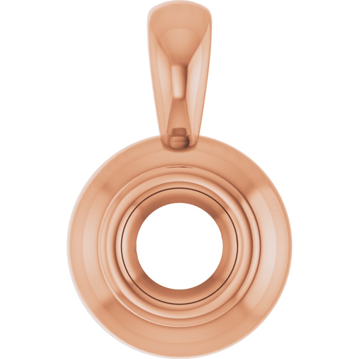 Bezel-Set Solitaire Pendant
