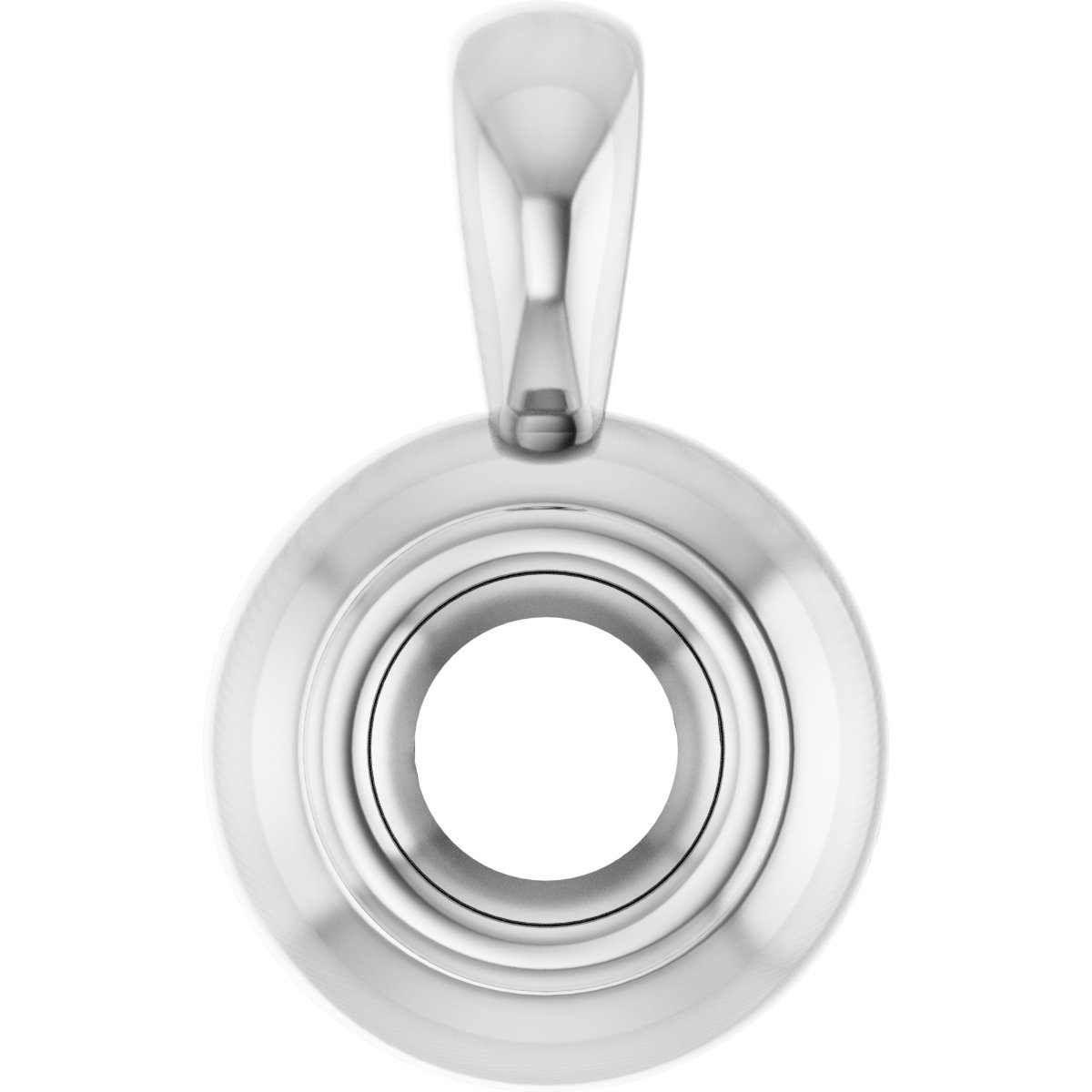 Bezel-Set Solitaire Pendant