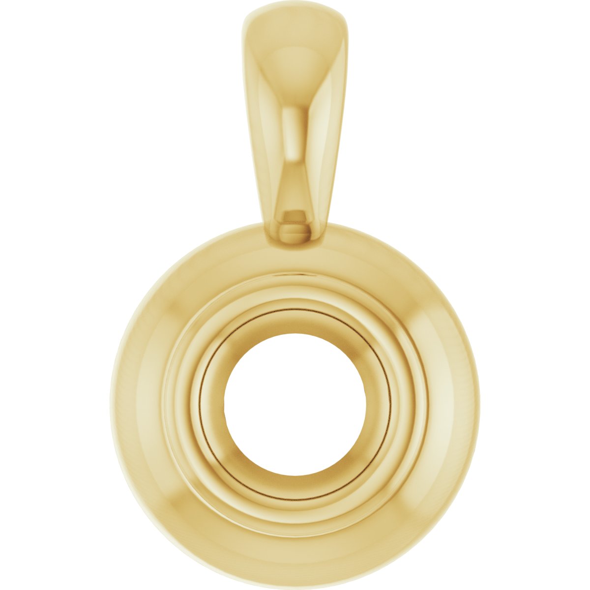 Bezel-Set Solitaire Pendant