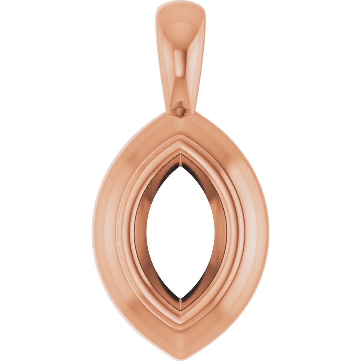 Bezel-Set Solitaire Pendant