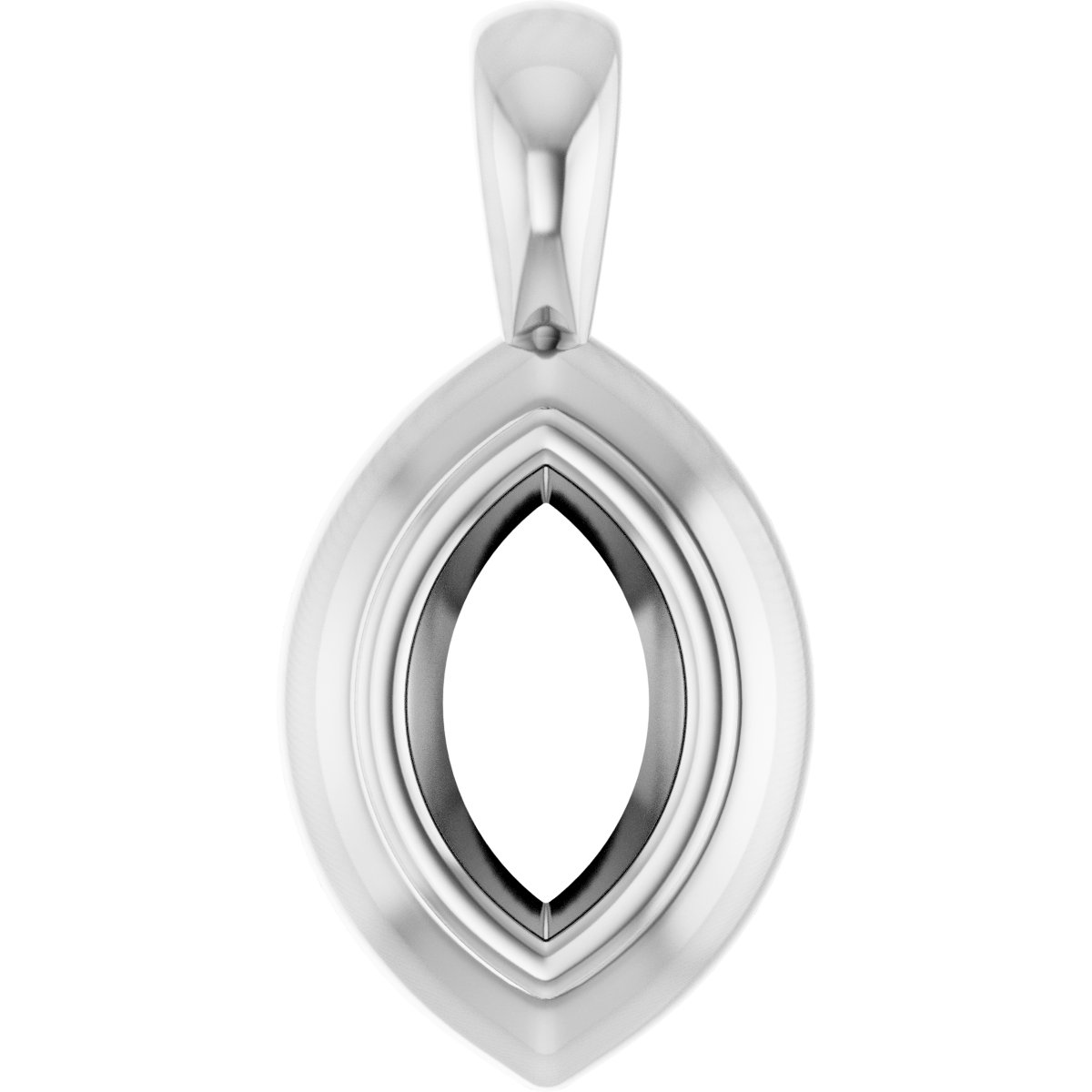 Bezel-Set Solitaire Pendant