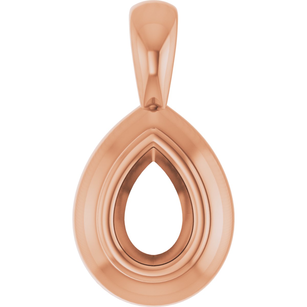 Bezel-Set Solitaire Pendant