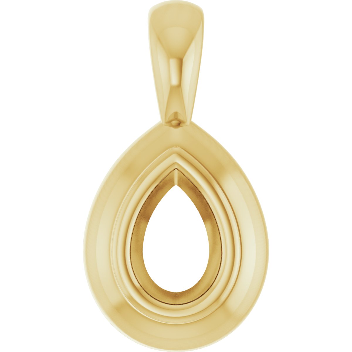 Bezel-Set Solitaire Pendant