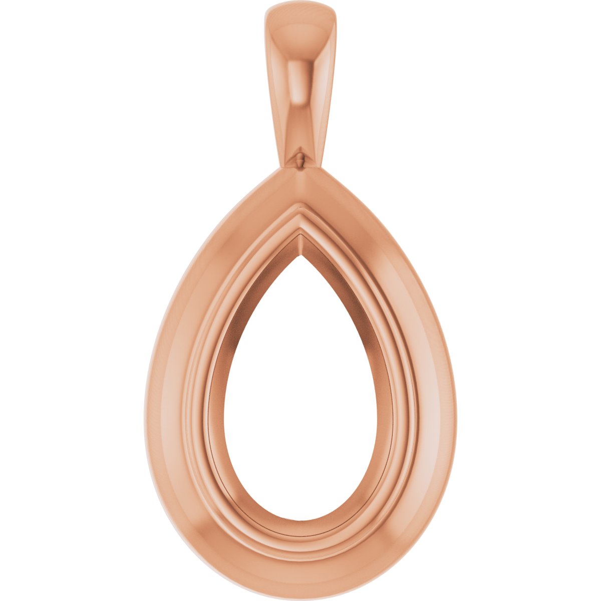 Bezel-Set Solitaire Pendant