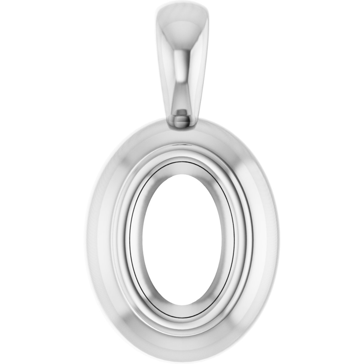 Bezel-Set Solitaire Pendant