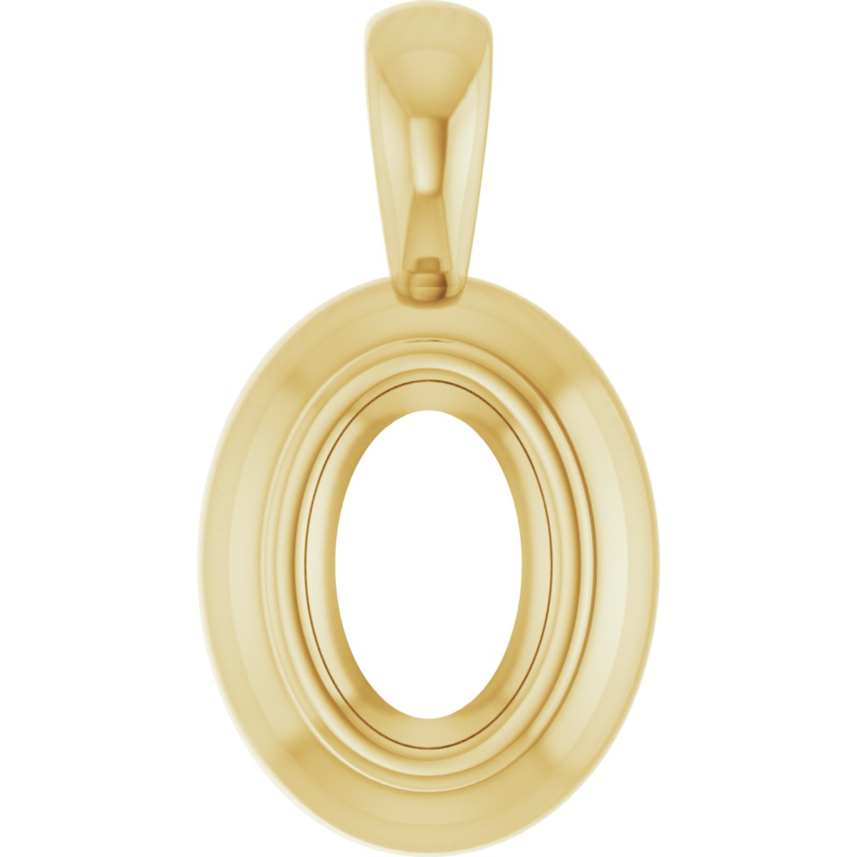 Bezel-Set Solitaire Pendant