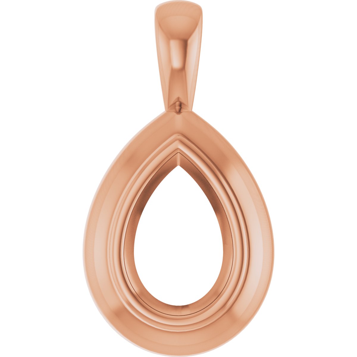 Bezel-Set Solitaire Pendant