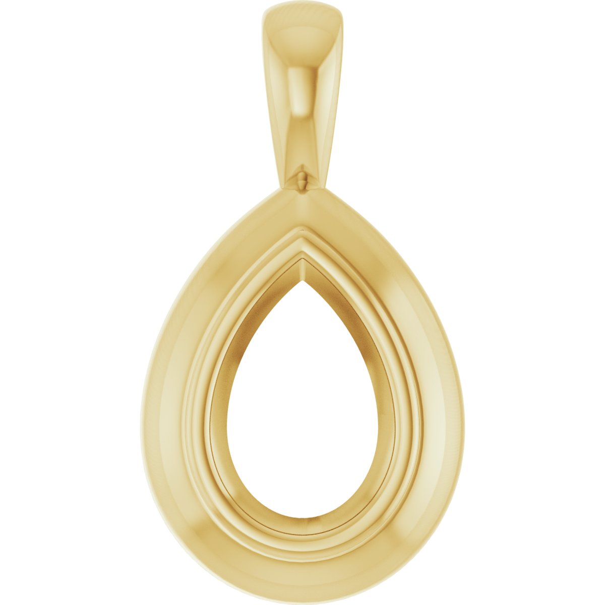 Bezel-Set Solitaire Pendant