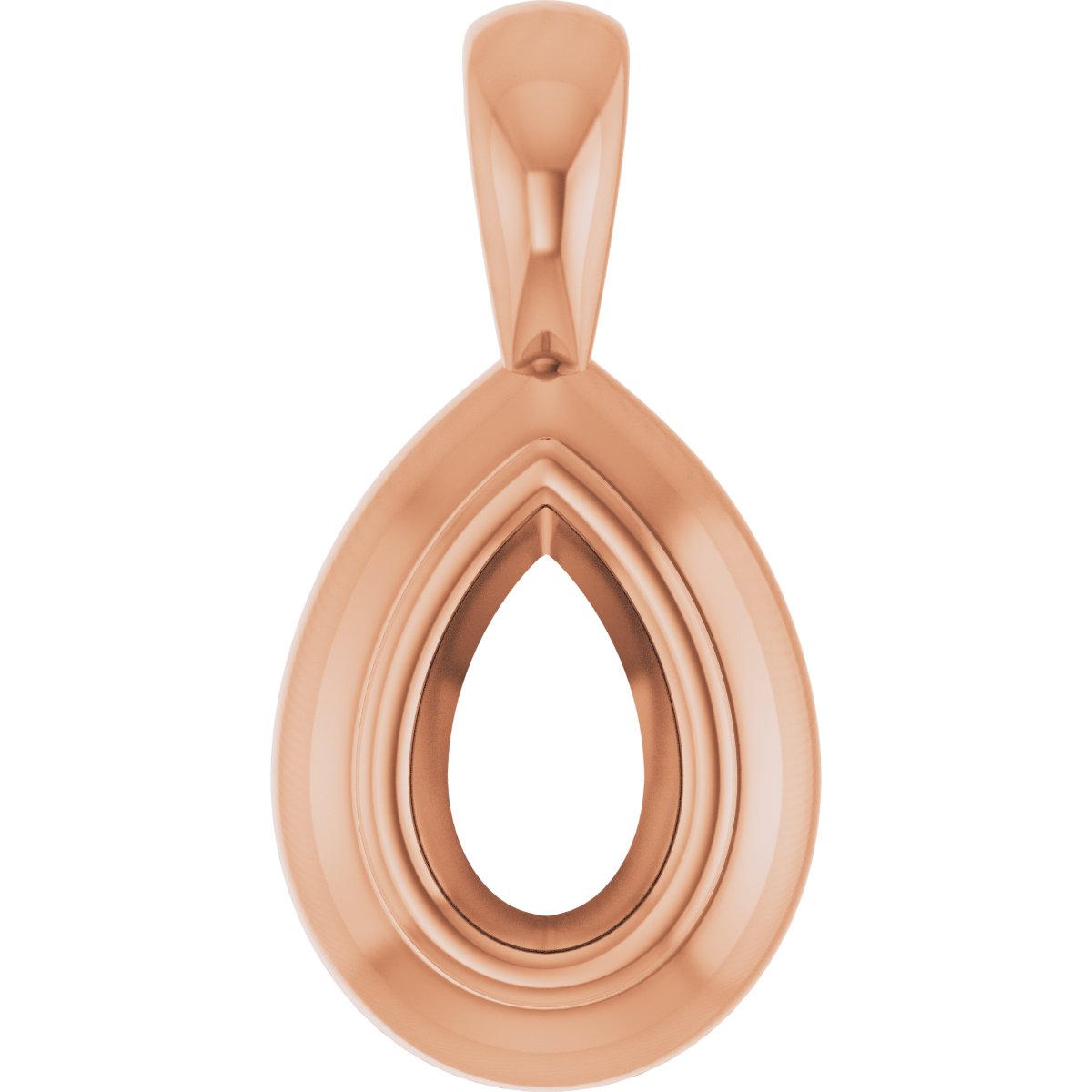 Bezel-Set Solitaire Pendant