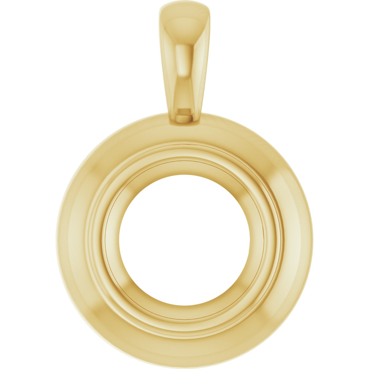 Bezel-Set Solitaire Pendant