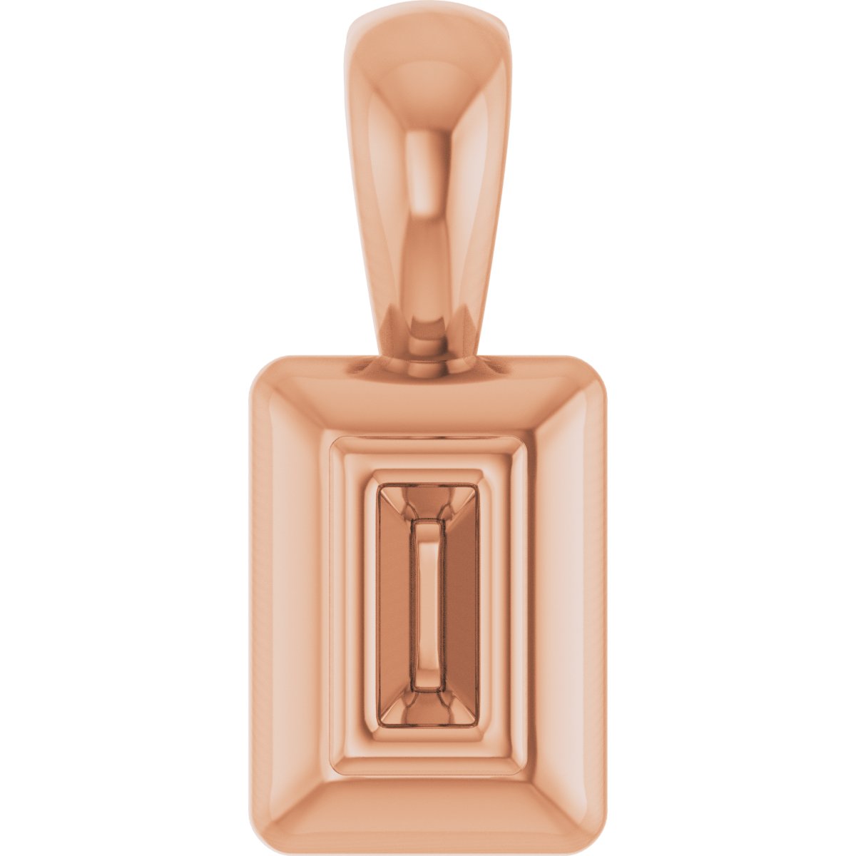 Bezel-Set Solitaire Pendant