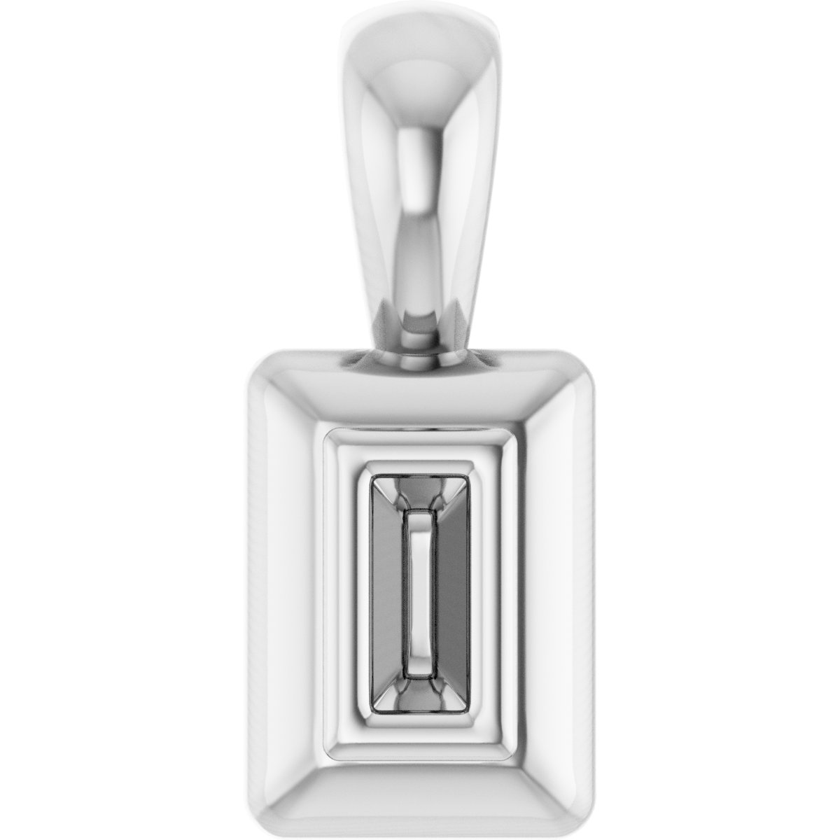 Bezel-Set Solitaire Pendant