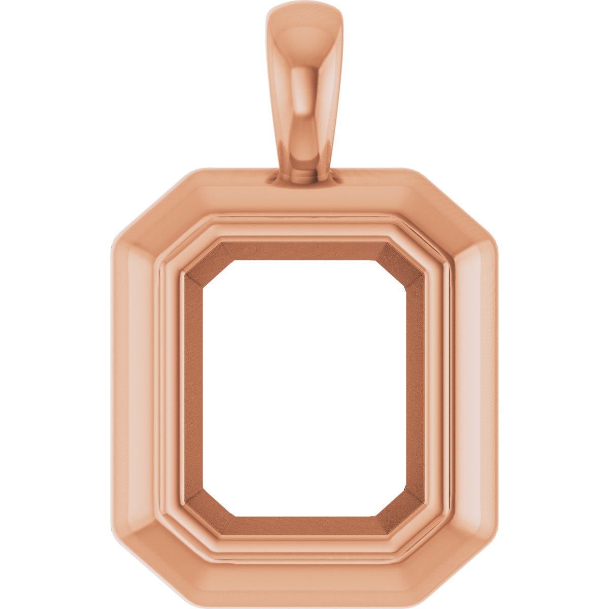 Bezel-Set Solitaire Pendant