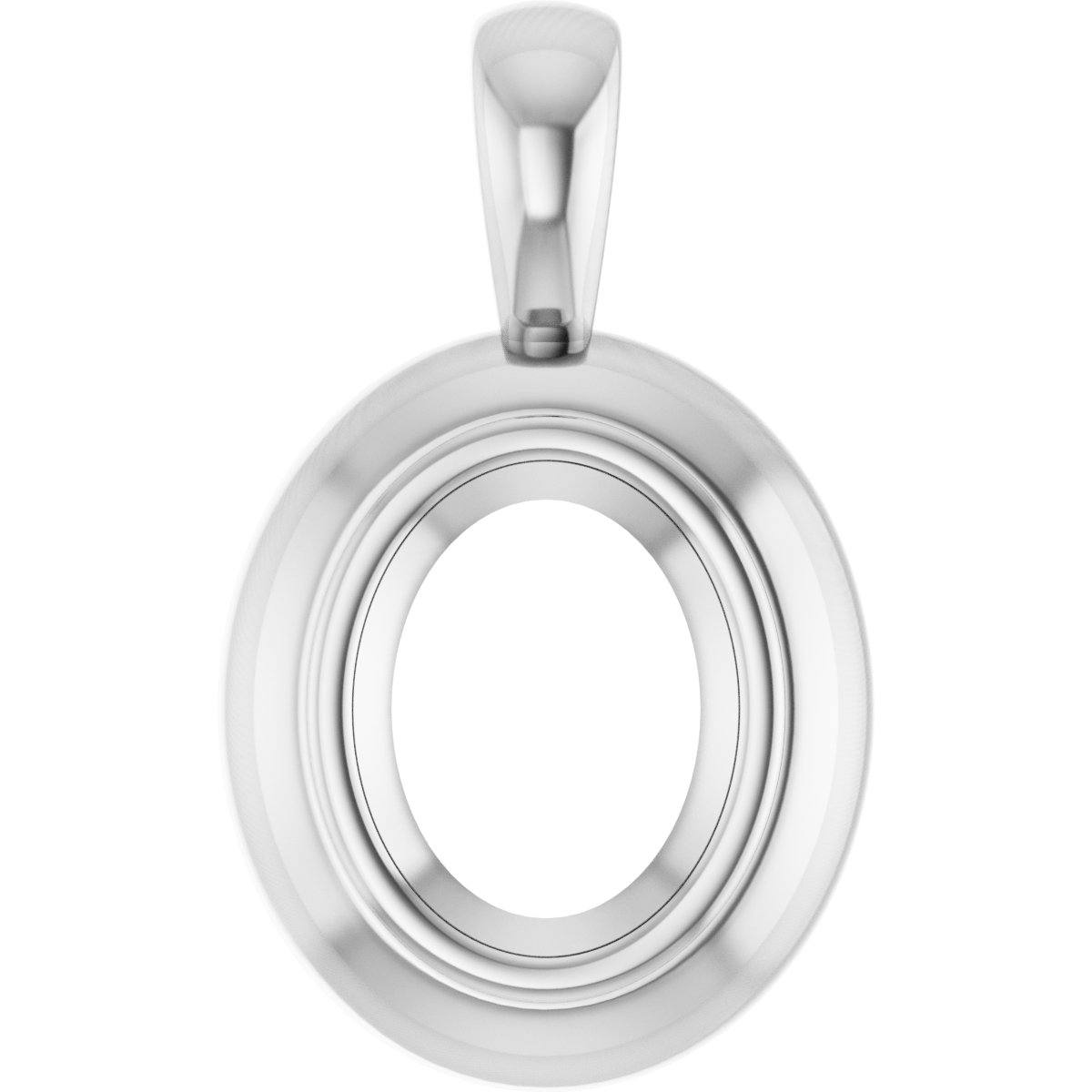 Bezel-Set Solitaire Pendant