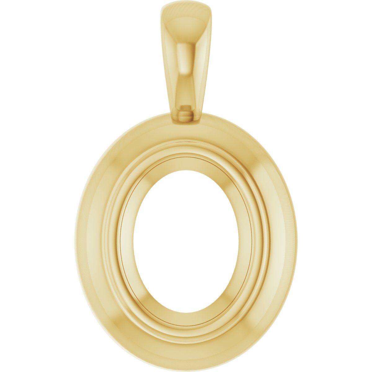 Bezel-Set Solitaire Pendant