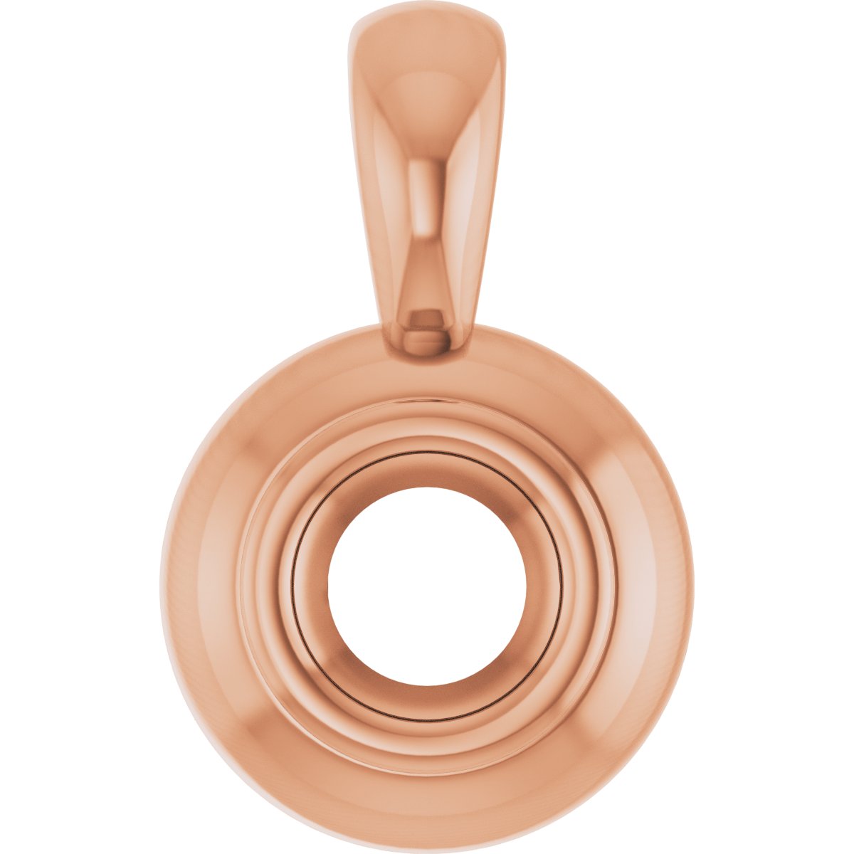 Bezel-Set Solitaire Pendant