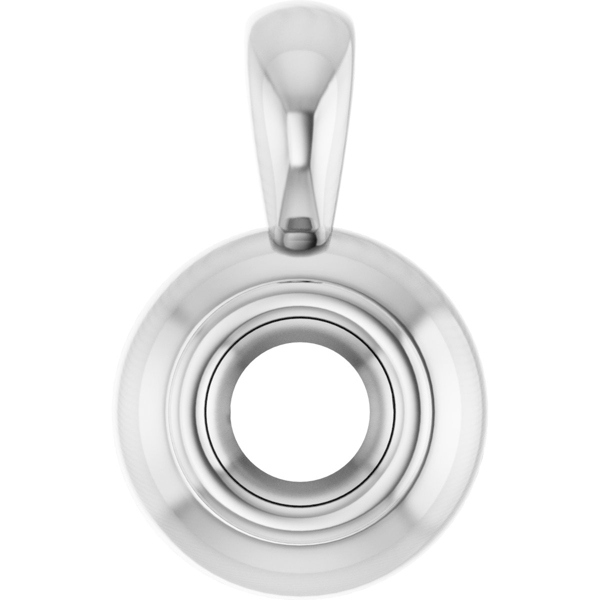 Bezel-Set Solitaire Pendant