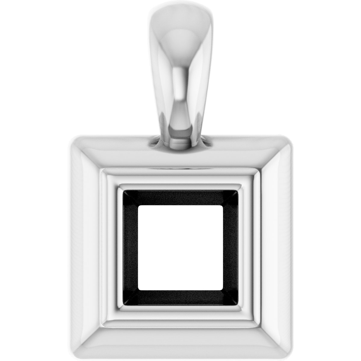 Bezel-Set Solitaire Pendant