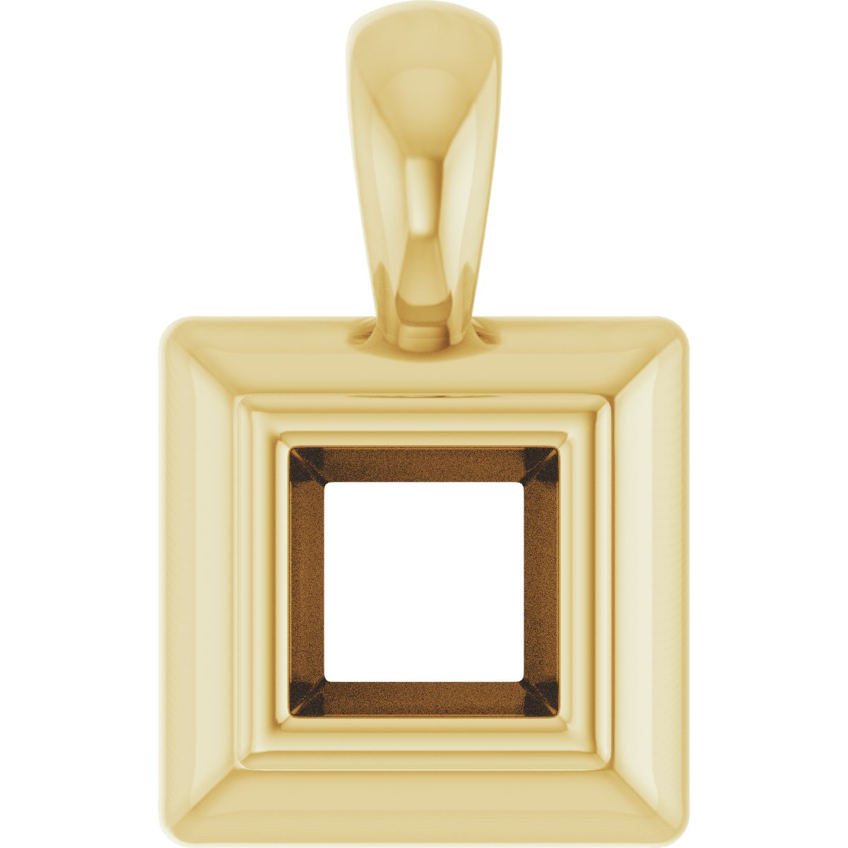 Bezel-Set Solitaire Pendant