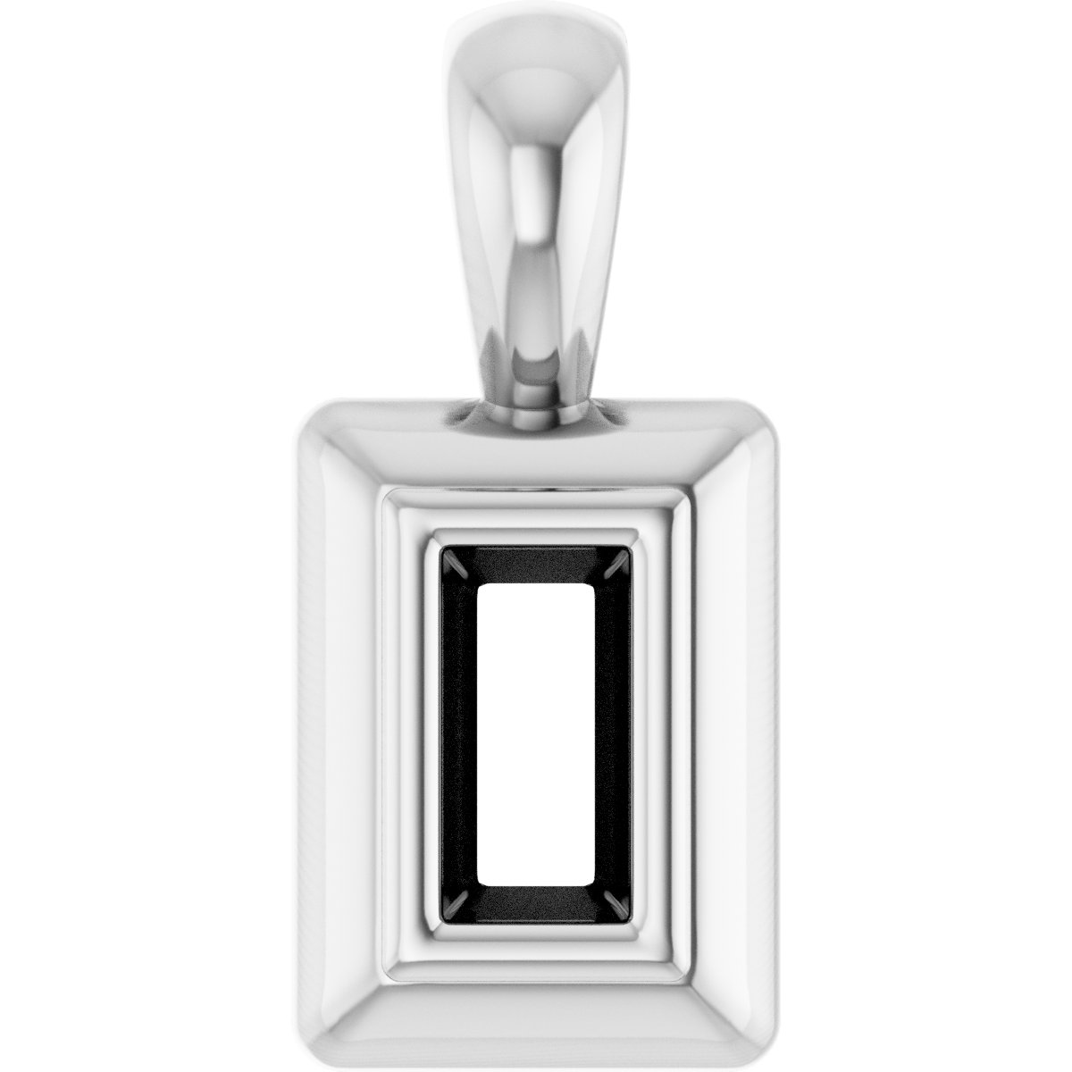 Bezel-Set Solitaire Pendant